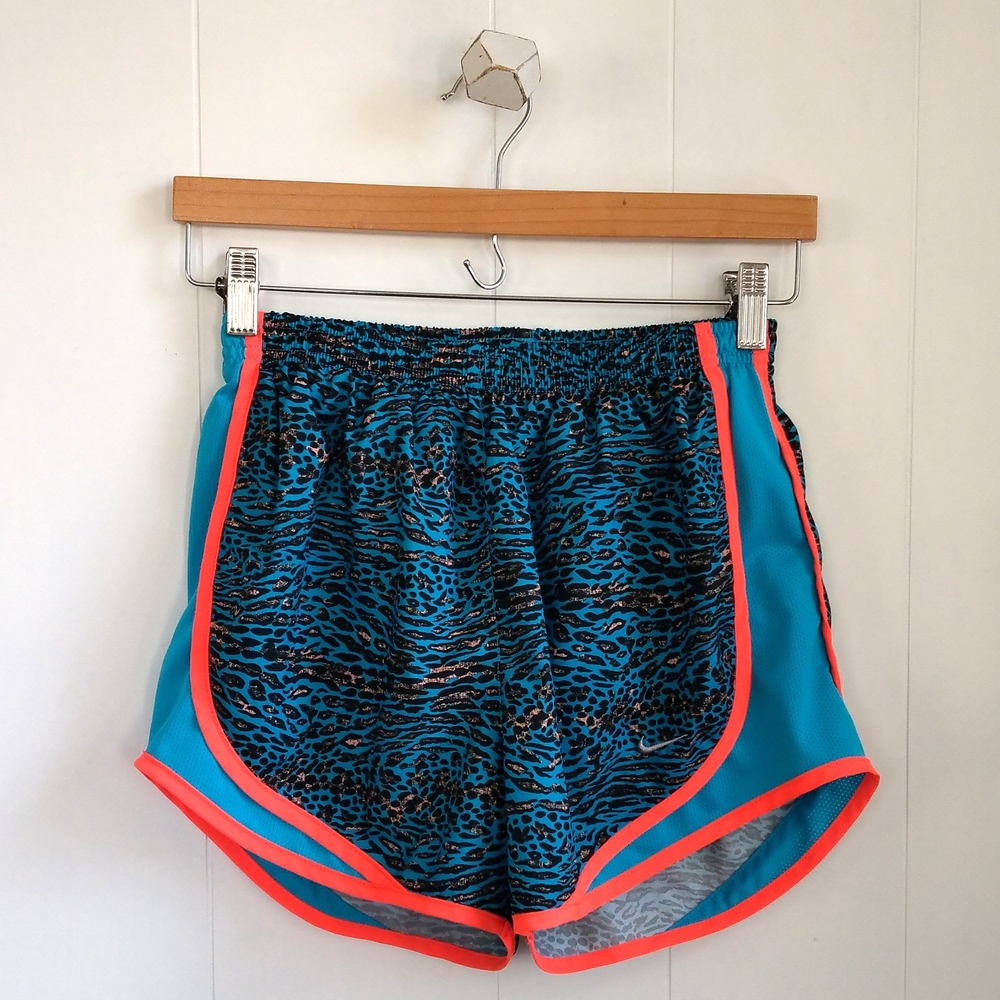 ☆ NIKE Dri-Fit Leopard Print Track Shorts